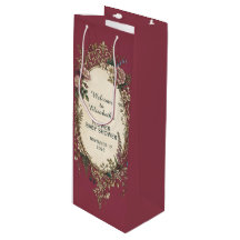 Vintage Label with coloured Flowers 27 + your text