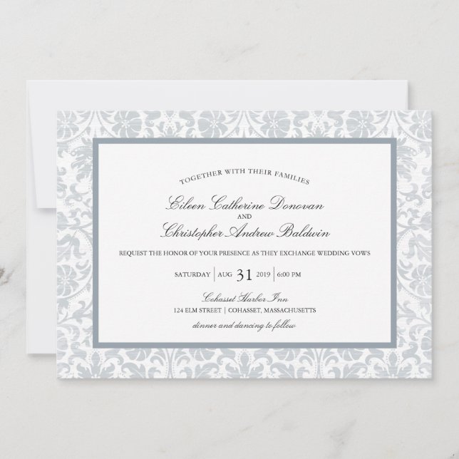 Vintage Lace Affair | Wedding Invitation (Front)