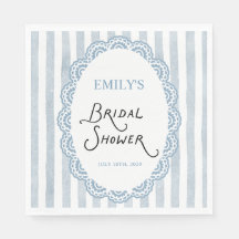 Vintage Lace Bridal Shower Napkins