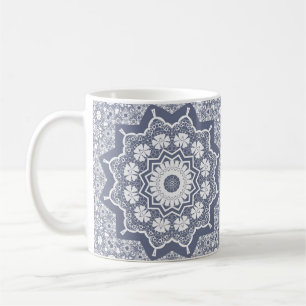 Vintage lace coffee mug