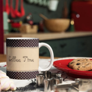 Vintage Lace Coffee Time  Mug