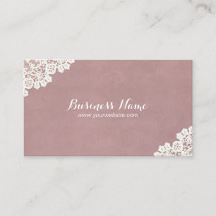 Vintage Lace Corner Craft Business Cards