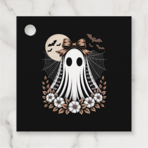 Vintage Lace Ghost Halloween Favour Tags