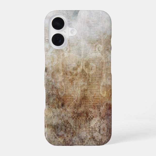Vintage Lace iPhone 16 Case (Back)