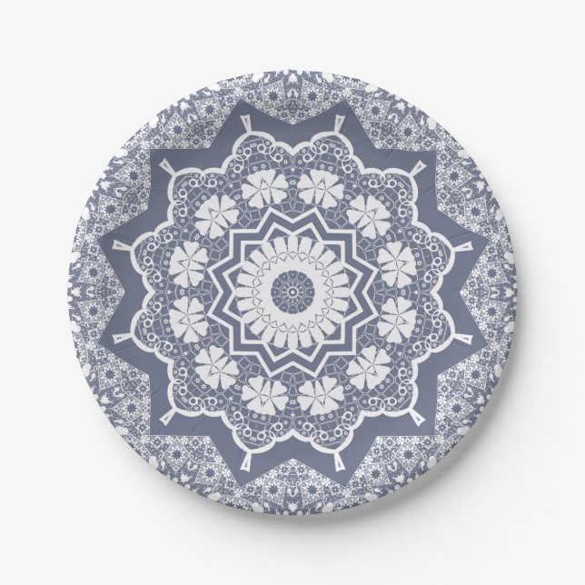 Vintage lace paper plate (Front)