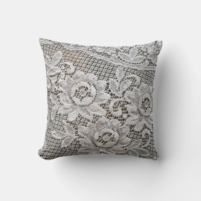 Vintage Lace Pillow (Front)
