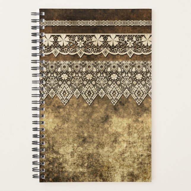 Vintage lace planner (Front)
