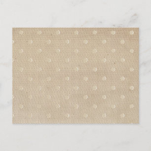 Vintage Lace Polka Dots Postcard