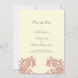 Vintage Lace   Poppy   Save the Date