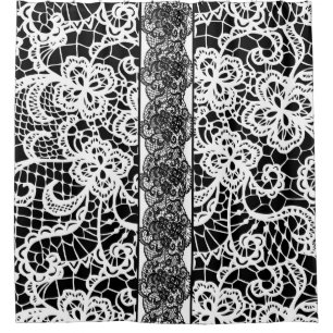 Vintage Lace Shower Curtain