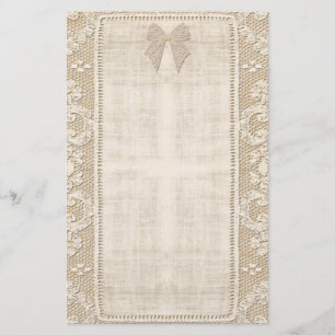 Vintage Lace Stationery