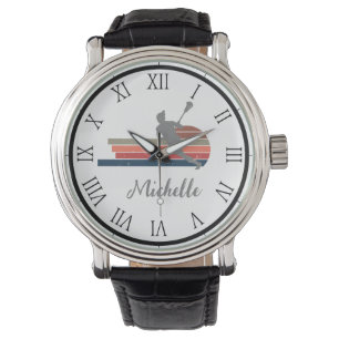 Vintage Lacrosse Personalised Name Watch
