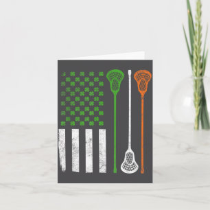 Vintage Lacrosse St. Patrick's Day Irish American Card