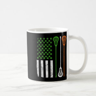 Vintage Lacrosse St. Patrick's Day Irish American Coffee Mug