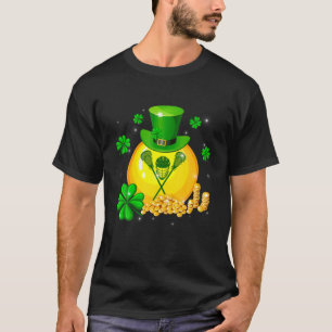 Vintage Lacrosse St. Patrick's Day Shamrock Irish T-Shirt