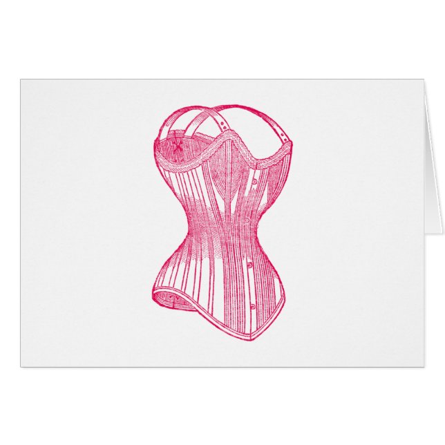 Vintage Ladies Corset (Front Horizontal)