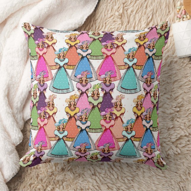 Vintage Ladies Cushion (Blanket)