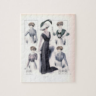 Vintage ladies fashion puzzle