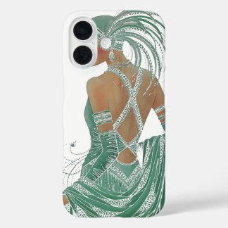 Vintage Ladies Going Green Art Print iPhone 16 Case