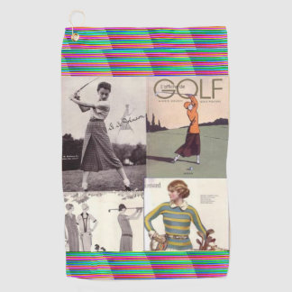 Vintage Ladies Golf Towel