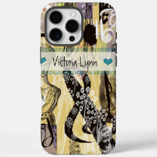 Vintage Ladies Musical Notes  iPhone 16 Pro Max Case
