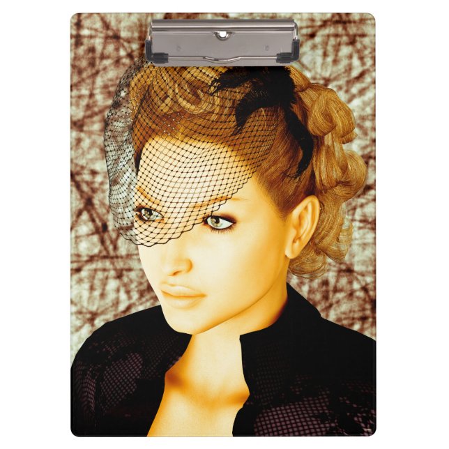 Vintage Lady Clipboard (Front)