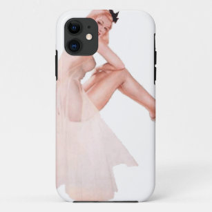 Vintage Lady in Pink Pin Up Girl Case-Mate iPhone Case
