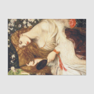 Vintage Lady Lilith by Dante Gabriel Rossetti Tissue Paper