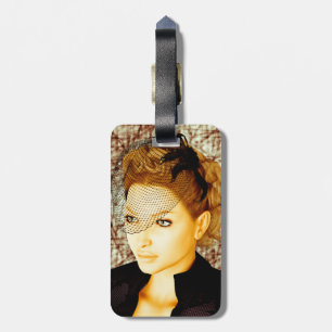 Vintage Lady Luggage Tag