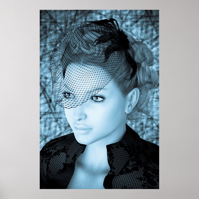 Vintage Lady Poster (Front)