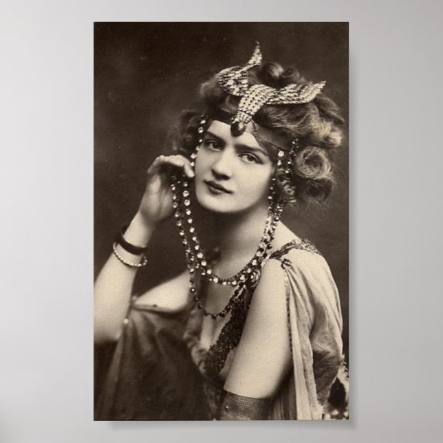 Vintage Lady Poster (Front)