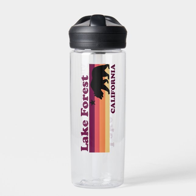 Vintage Lake Forest California Water Bottle (Front)