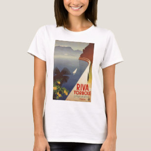 Vintage Lake Garda Riva Torbole Italy Tourism T-Shirt