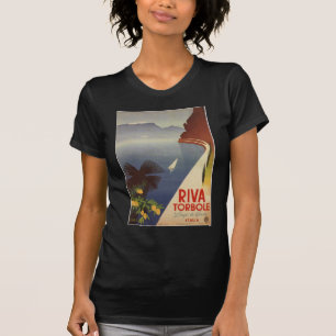 Vintage Lake Garda Riva Torbole Italy Tourism T-Shirt