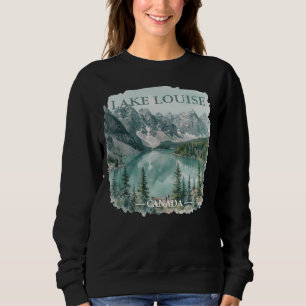 Vintage Lake Louise Canada Travel Graphic Sweatshirt