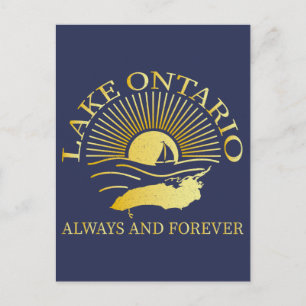 Vintage Lake Ontario Always and Forever Postcard
