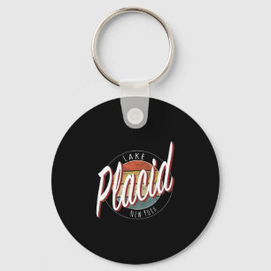Vintage lake placid adirondacks ny key ring