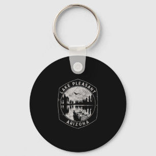 Vintage Lake Pleasant Arizona Outdoors Vacation Key Ring