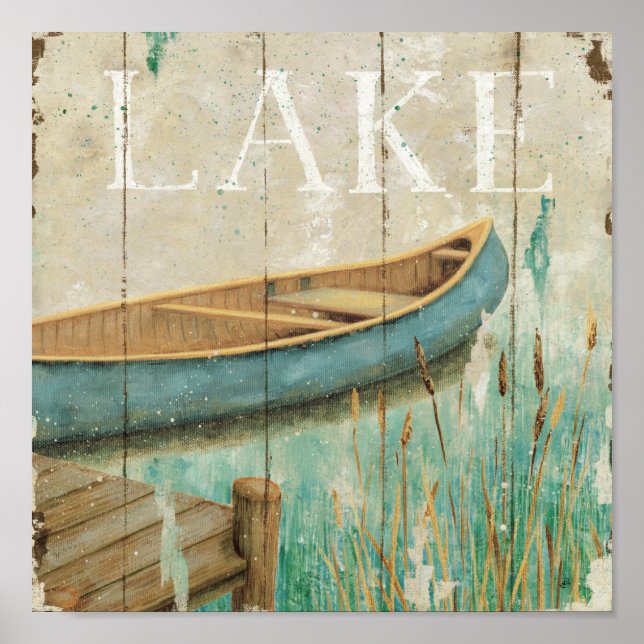 Vintage Lake Poster (Front)