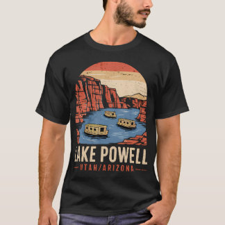 Vintage Lake Powell Canyon Utah Arizona Retro T-Shirt