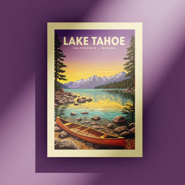 Vintage Lake Tahoe California Nevada Postcard (Creator Uploaded)