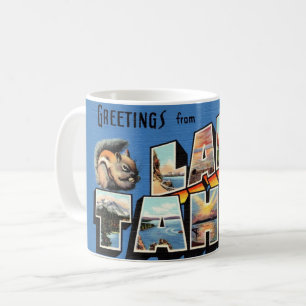 Vintage Lake Tahoe Greeting Coffee Mug