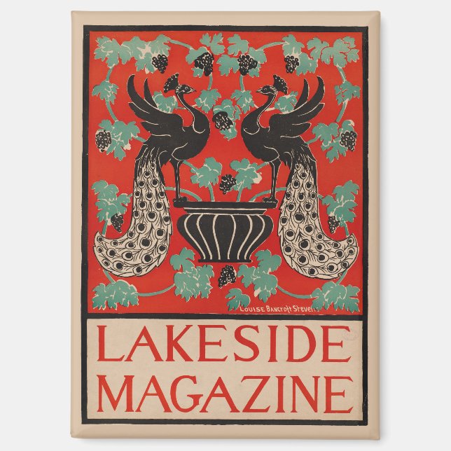 Vintage Lakeside Magazine Magnet (Front)