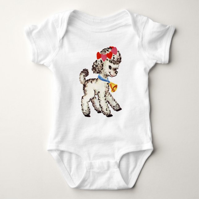 Vintage Lamb Baby Bodysuit (Front)