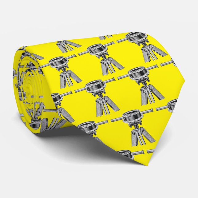 Vintage Land Surveyors Surveying Tool  Neck Tie (Rolled)