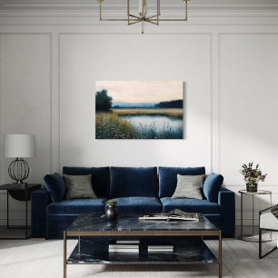 Vintage Landscape Artwork   Whispers of Nature  Canvas Print