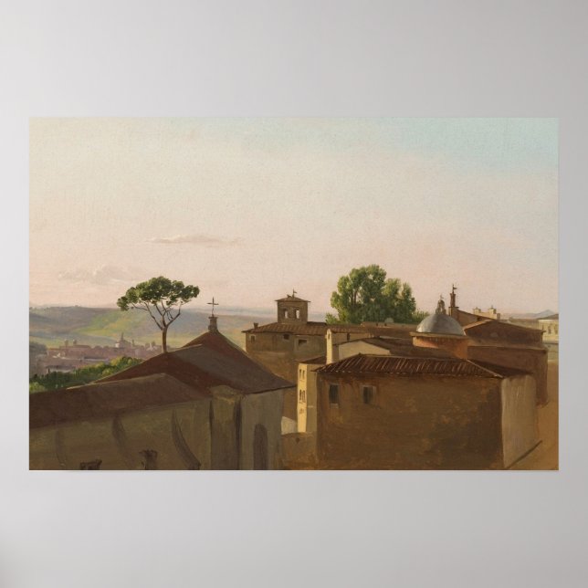 Vintage Landscape Painting Poster (Front)