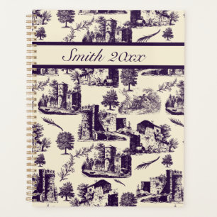 Vintage Landscape Toile Planner