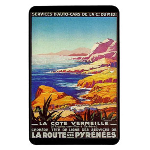 Vintage Languedoc-Rousillon, France - Magnet