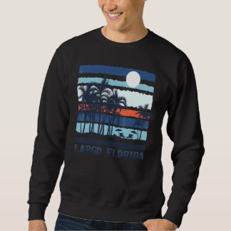 Vintage Largo Florida Summer Travel 70s 80s Beach  Sweatshirt